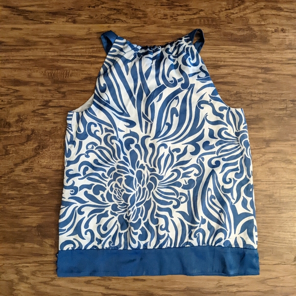 Ann Taylor Silk Halter Style Top Women's Size 0P - Picture 9 of 9